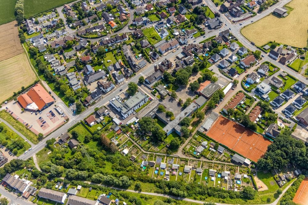 Luftbild Oberaden - Wohngebiet der Mehrfamilienhaussiedlung in Oberaden im Bundesland Nordrhein-Westfalen, Deutschland