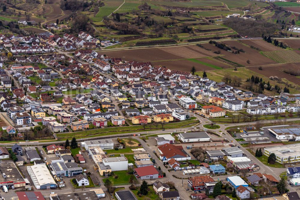 Luftbild Ettenheim - Wohngebiet der Mehrfamilienhaussiedlung im Ortsteil Altdorf in Ettenheim im Bundesland Baden-Württemberg, Deutschland