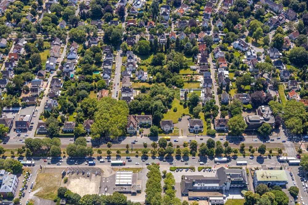 Luftbild Dortmund - Wohngebiet der Mehrfamilienhaussiedlung im Ortsteil Gartenstadt-Süd in Dortmund im Bundesland Nordrhein-Westfalen, Deutschland