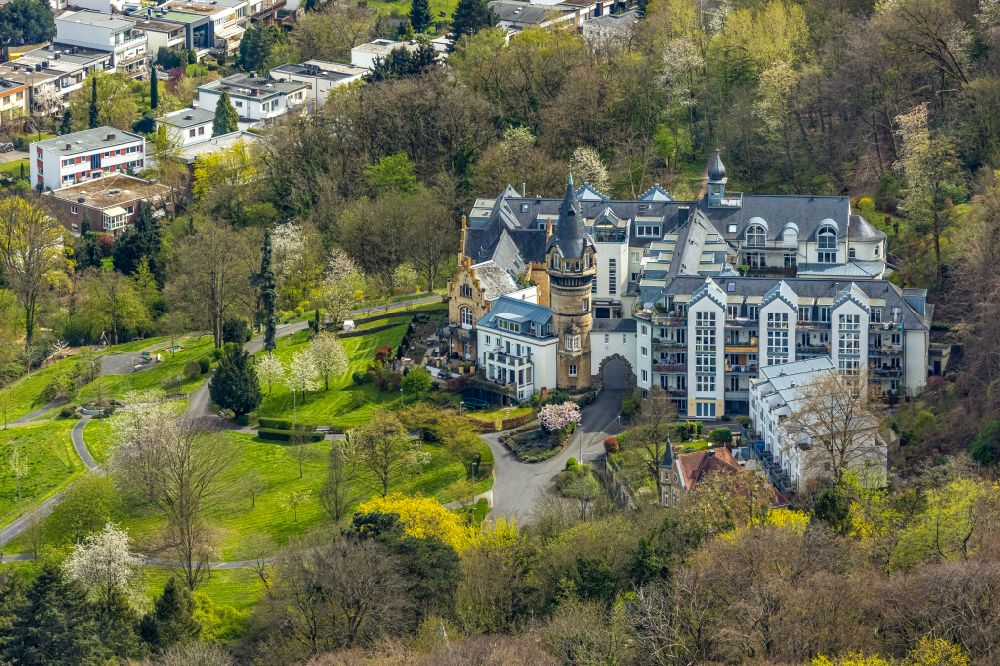 Luftaufnahme Bonn - Wohngebiet der Mehrfamilienhaussiedlung Rosenburg in Bonn im Bundesland Nordrhein-Westfalen, Deutschland