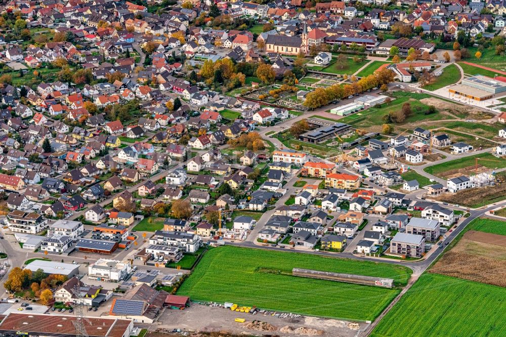 Luftbild Rust - Wohngebiet der Mehrfamilienhaussiedlung in Rust im Bundesland Baden-Württemberg, Deutschland
