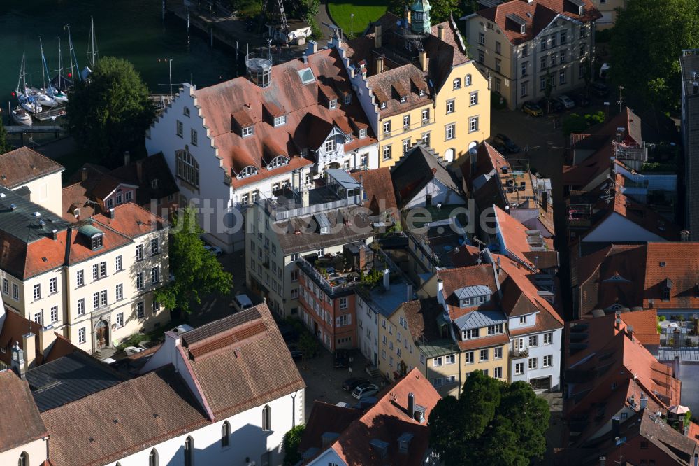 Luftbild Lindau (Bodensee) - Wohngebiet der Mehrfamilienhaussiedlung an der Straße am Brettermarkt in Lindau (Bodensee) im Bundesland Bayern, Deutschland