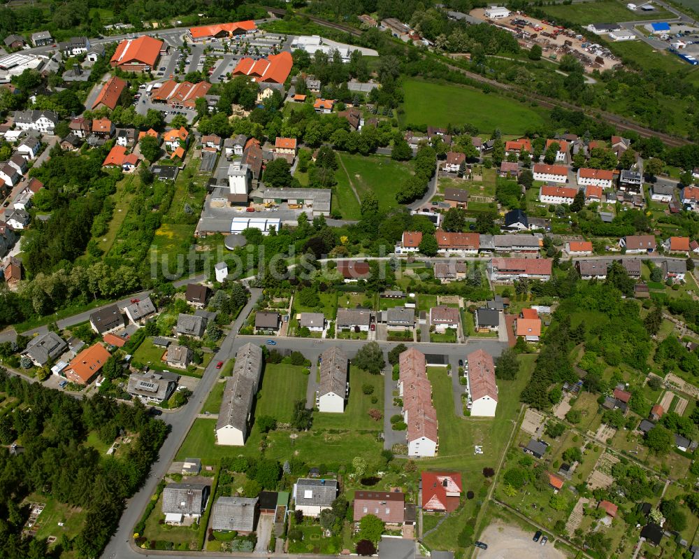 Vienenburg aus der Vogelperspektive: Wohngebiet der Mehrfamilienhaussiedlung in Vienenburg im Bundesland Niedersachsen, Deutschland