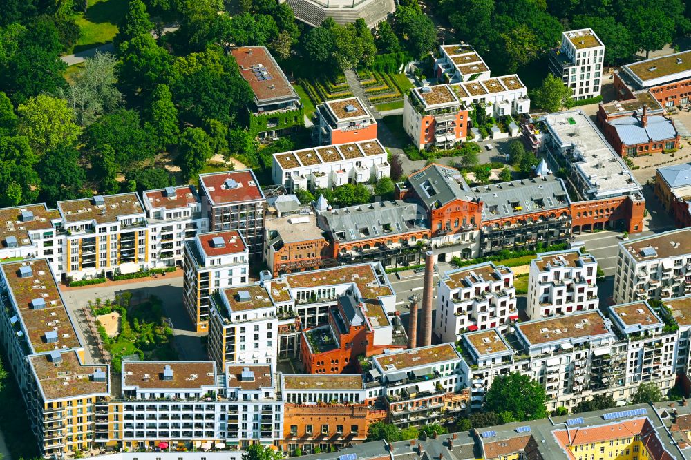 Luftaufnahme Berlin - Wohngebiet der Mehrfamilienhaussiedlung Viktoria Quartier in Berlin, Deutschland