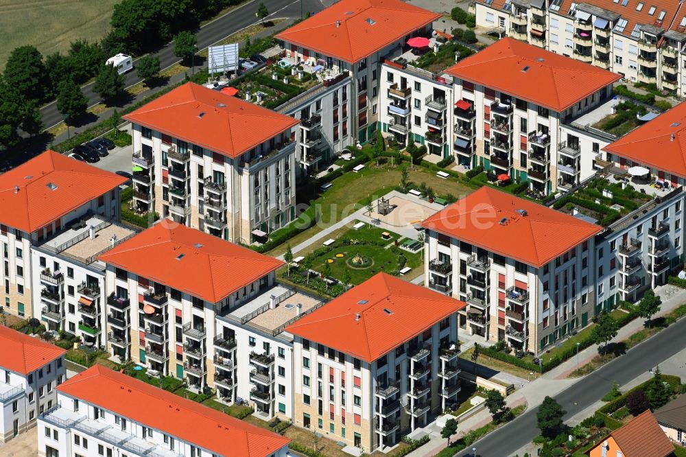 Luftbild Wildau - Wohngebiet der Mehrfamilienhaussiedlung in Wildau im Bundesland Brandenburg, Deutschland