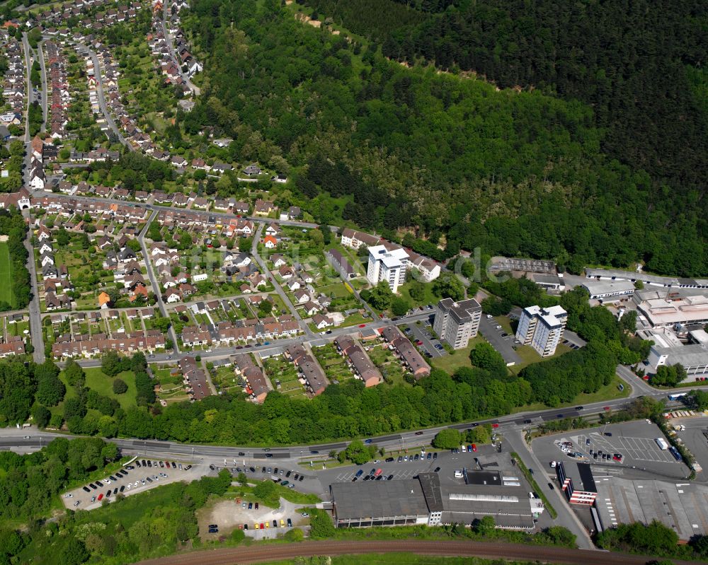 Luftbild Georgenberg - Wohngebiet - Mischbebauung der Mehr- und Einfamilienhaussiedlung in Georgenberg im Bundesland Niedersachsen, Deutschland