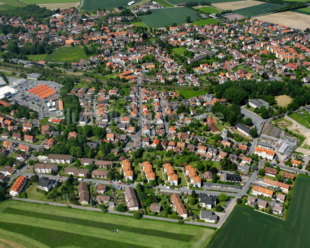 Luftbild Harlingerode - Wohngebiet - Mischbebauung der Mehr- und Einfamilienhaussiedlung in Harlingerode im Bundesland Niedersachsen, Deutschland