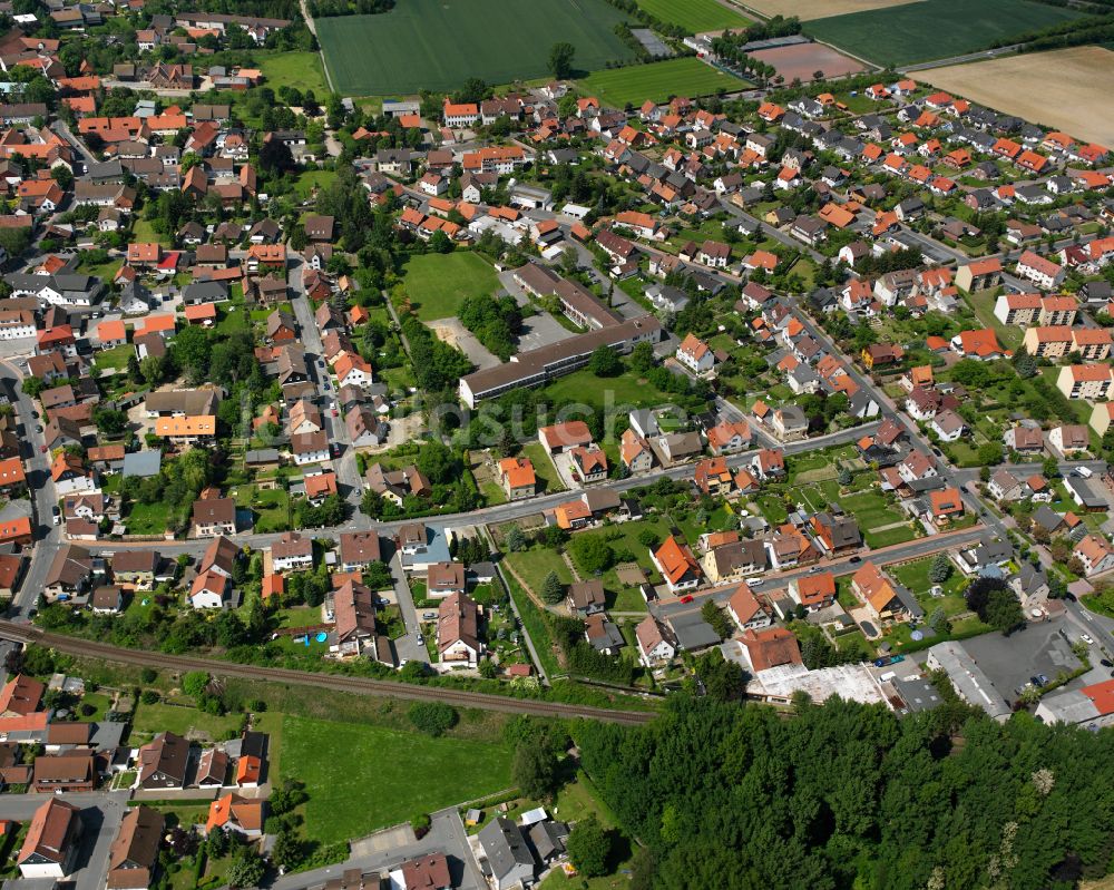 Luftbild Harlingerode - Wohngebiet - Mischbebauung der Mehr- und Einfamilienhaussiedlung in Harlingerode im Bundesland Niedersachsen, Deutschland