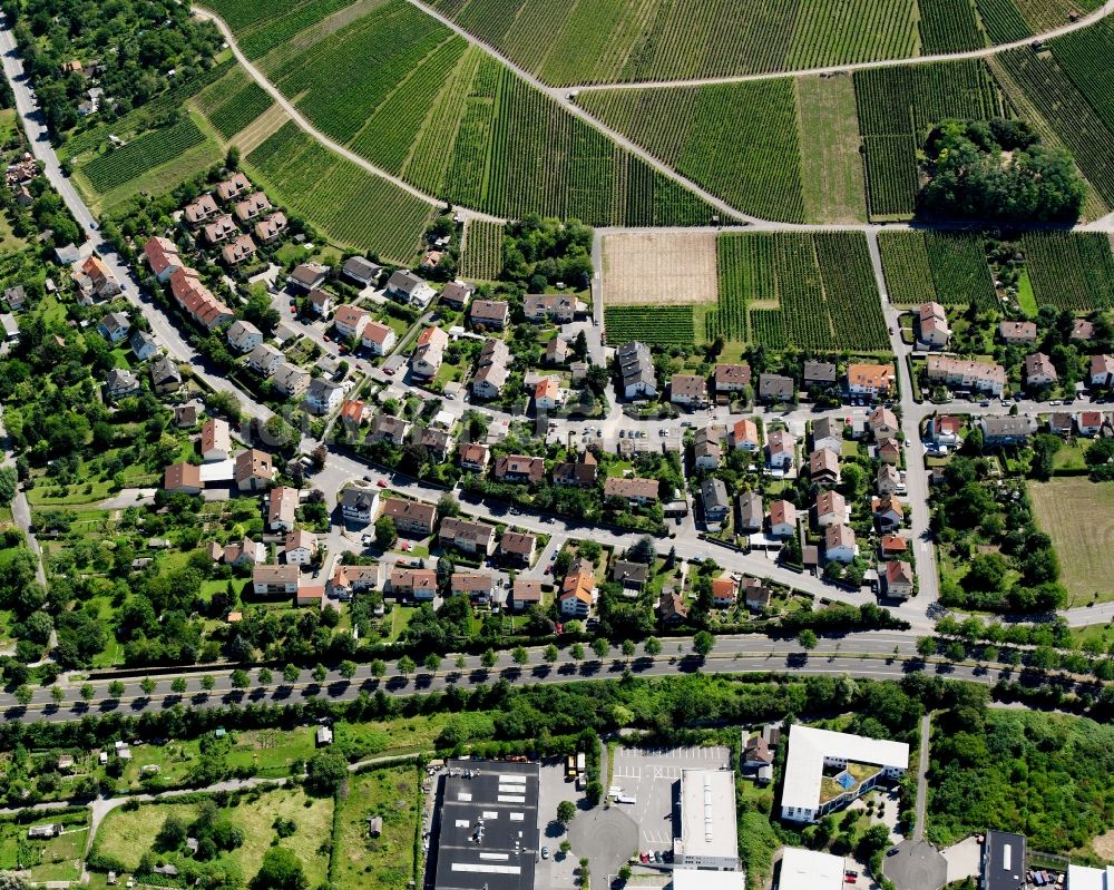 Luftbild Heilbronn - Wohngebiet - Mischbebauung der Mehr- und Einfamilienhaussiedlung in Heilbronn im Bundesland Baden-Württemberg, Deutschland
