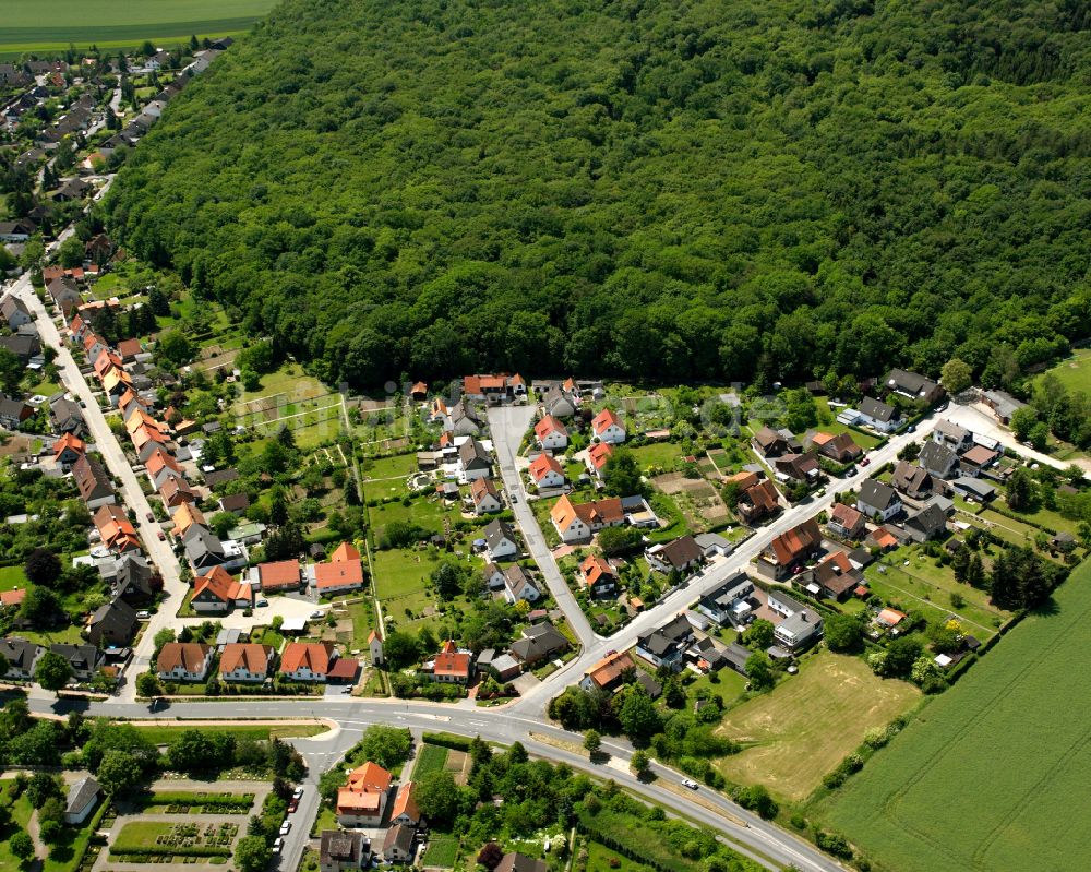 Luftaufnahme Immenrode - Wohngebiet - Mischbebauung der Mehr- und Einfamilienhaussiedlung in Immenrode im Bundesland Niedersachsen, Deutschland