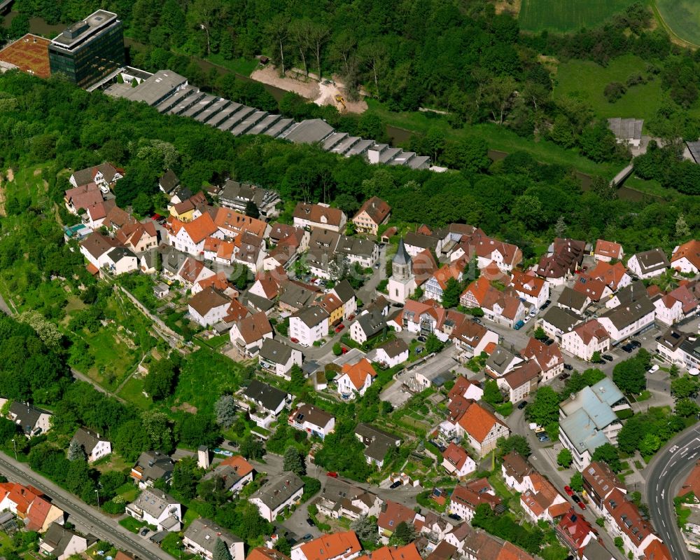 Luftbild Neustadt - Wohngebiet - Mischbebauung der Mehr- und Einfamilienhaussiedlung in Neustadt im Bundesland Baden-Württemberg, Deutschland