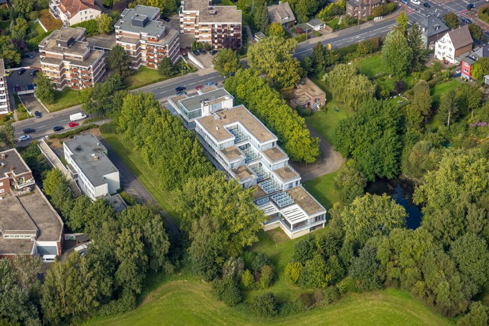 Luftbild Norddinker - Wohngebiet - Mischbebauung der Mehr- und Einfamilienhaussiedlung in Norddinker im Bundesland Nordrhein-Westfalen, Deutschland