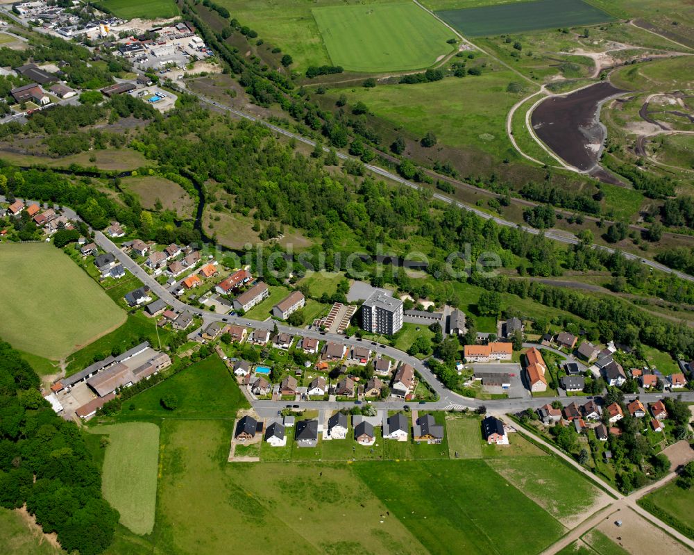 Oker aus der Vogelperspektive: Wohngebiet - Mischbebauung der Mehr- und Einfamilienhaussiedlung in Oker im Bundesland Niedersachsen, Deutschland
