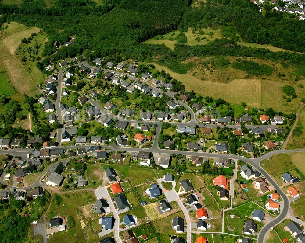 Luftaufnahme Regulshausen - Wohngebiet - Mischbebauung der Mehr- und Einfamilienhaussiedlung in Regulshausen im Bundesland Rheinland-Pfalz, Deutschland