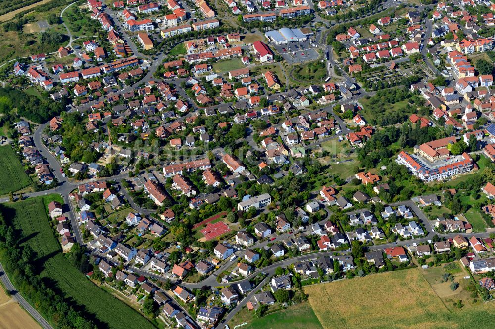 Luftaufnahme Rottenbauer - Wohngebiet - Mischbebauung der Mehr- und Einfamilienhaussiedlung in Rottenbauer im Bundesland Bayern, Deutschland