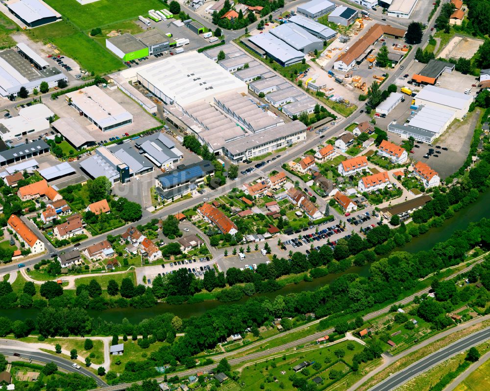 Luftbild Rottenburg am Neckar - Wohngebiet - Mischbebauung der Mehr- und Einfamilienhaussiedlung in Rottenburg am Neckar im Bundesland Baden-Württemberg, Deutschland