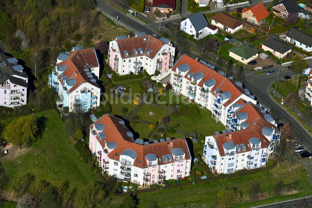 Luftbild Seefeld - Wohngebiet - Mischbebauung der Mehr- und Einfamilienhaussiedlung in Seefeld im Bundesland Brandenburg, Deutschland