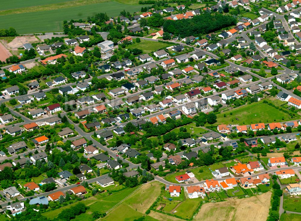 Luftbild Winnweiler - Wohngebiet - Mischbebauung der Mehr- und Einfamilienhaussiedlung in Winnweiler im Bundesland Rheinland-Pfalz, Deutschland