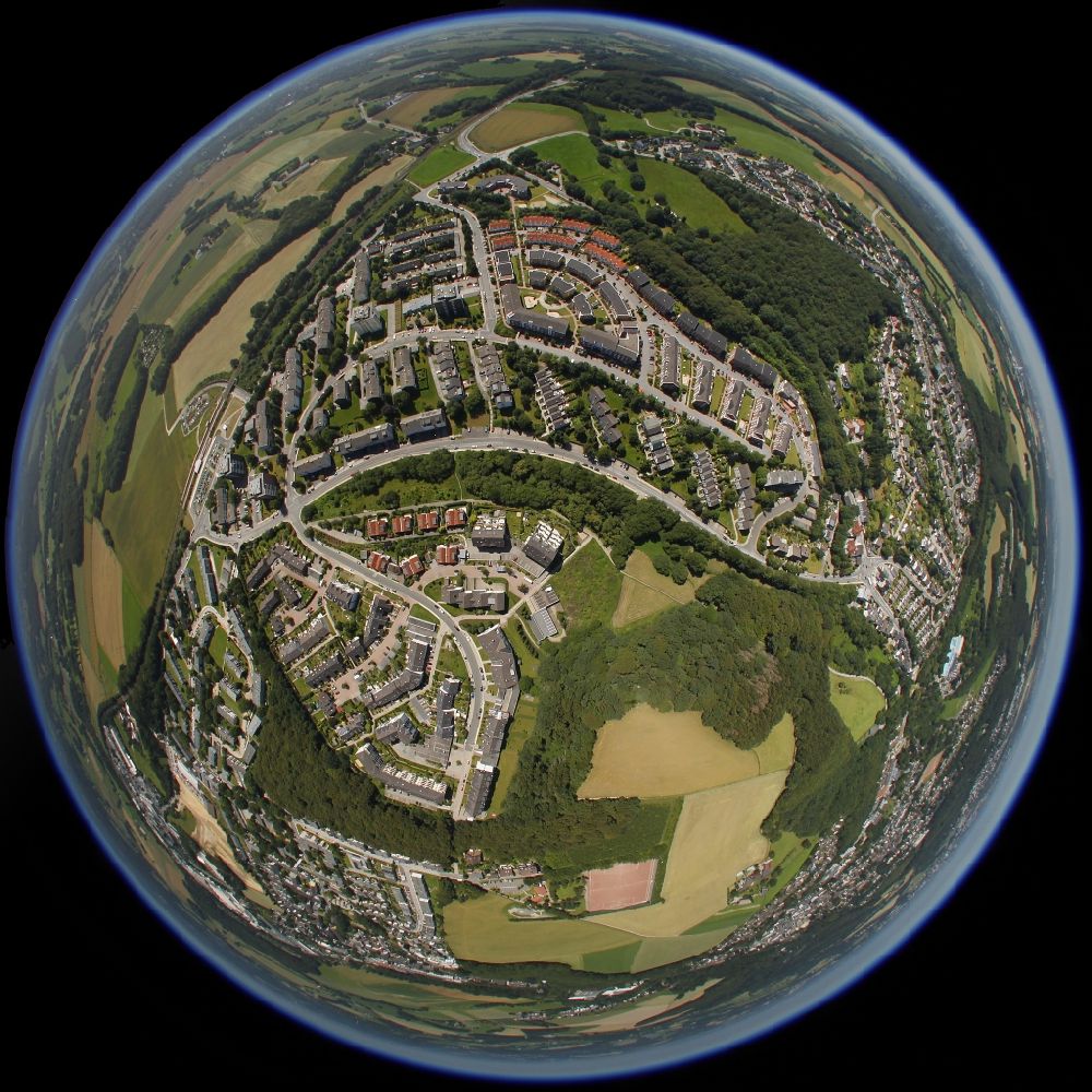 Luftbild Velbert OT Neviges - Wohngebiet im Ortsteil Neviges in Velbert im Bundesland Nordrhein-Westfalen