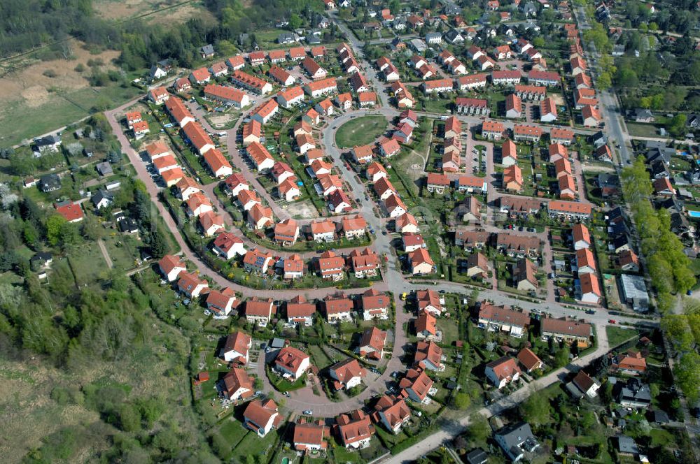 Luftaufnahme SCHILDOW - Wohngebiet Schildower Pfaffenwald der Schildow Wohnungsbau GmbH & Co KG