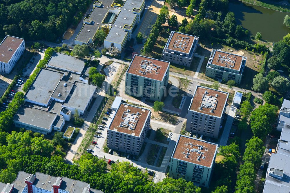 Luftbild Berlin - Wohngebiet- Stadtquartier Theodor Quartier am Senftenberger Ring in Berlin, Deutschland