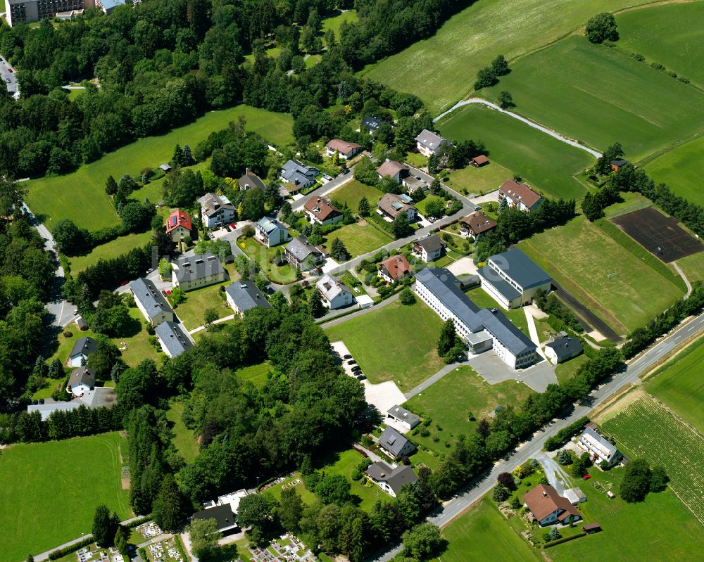Luftbild Bad Steben - Wohngebiet am Waldrand in Bad Steben im Bundesland Bayern, Deutschland