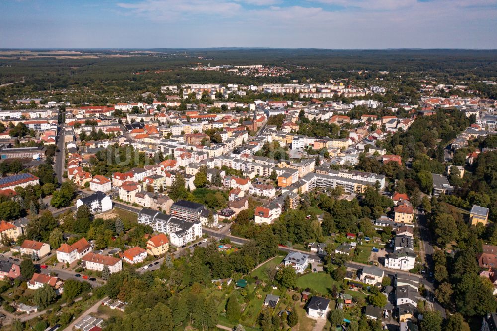 Luftaufnahme Eberswalde - Wohngebiet am Waldrand in Eberswalde im Bundesland Brandenburg, Deutschland
