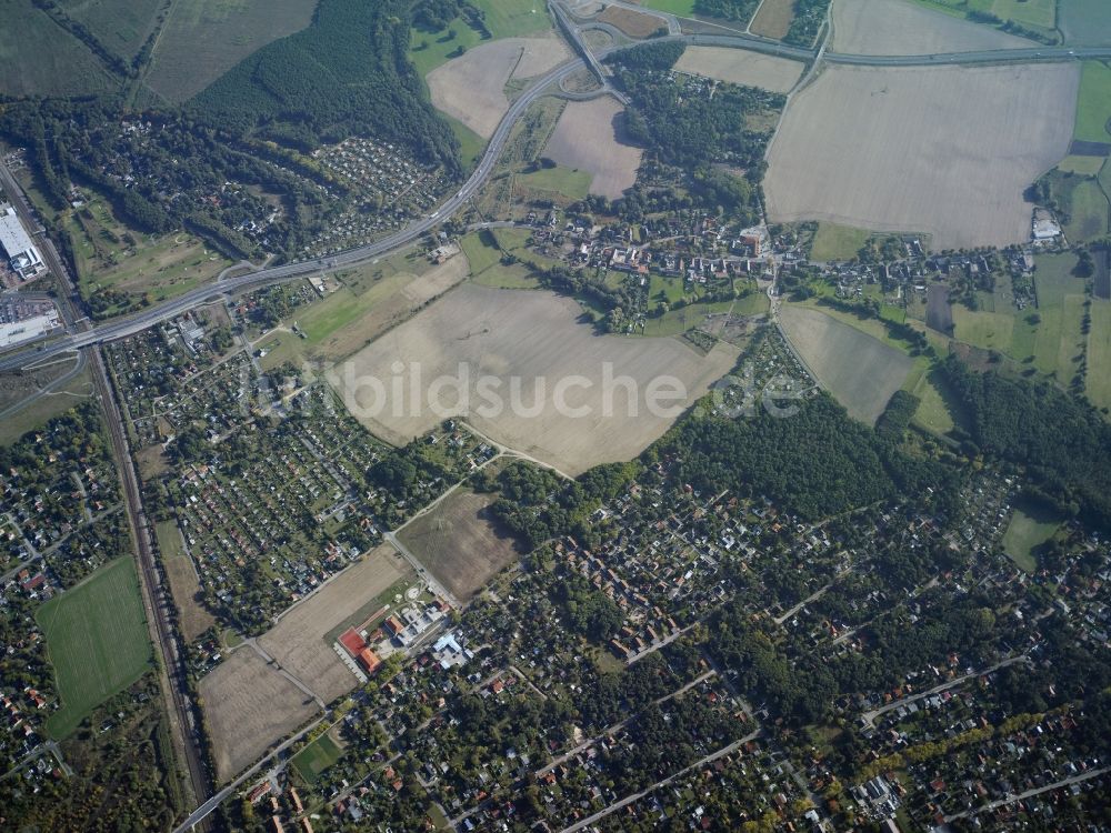 Blankenfelde-Mahlow von oben - Wohngebiets- Siedlung in Blankenfelde-Mahlow im Bundesland Brandenburg