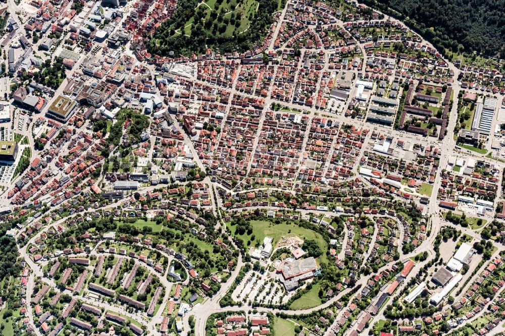 Luftbild Heidenheim an der Brenz - Wohngebiets- Siedlung in Heidenheim an der Brenz im Bundesland Baden-Württemberg, Deutschland