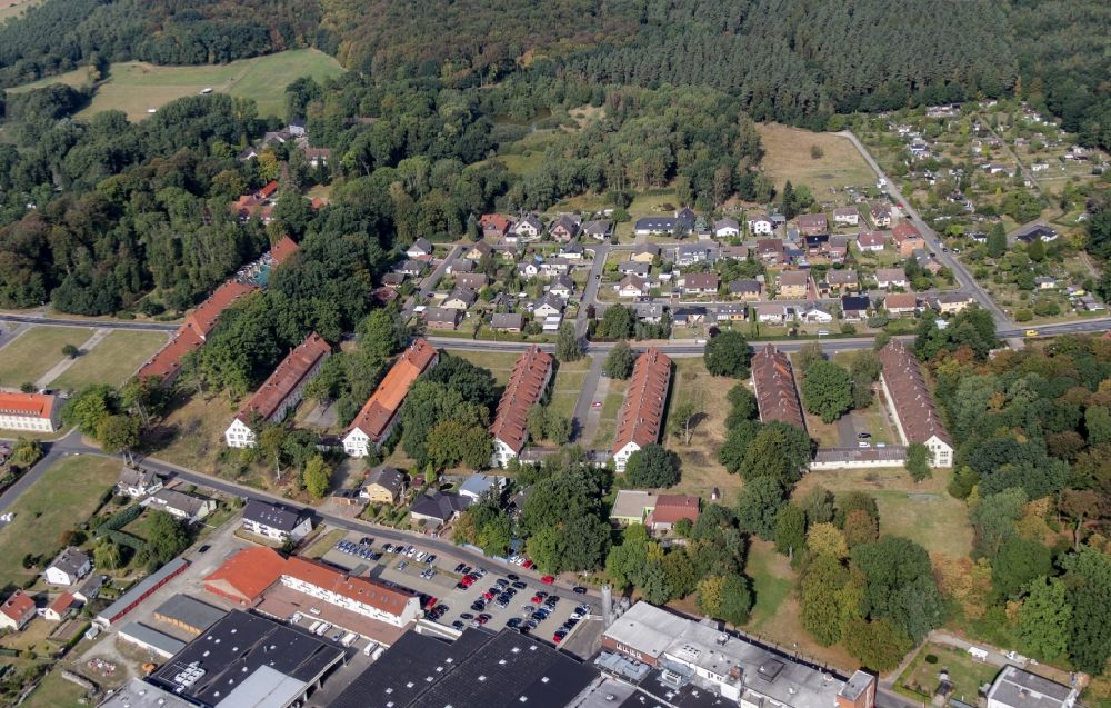 Mariental aus der Vogelperspektive: Wohngebiets- Siedlung in Mariental im Bundesland Niedersachsen