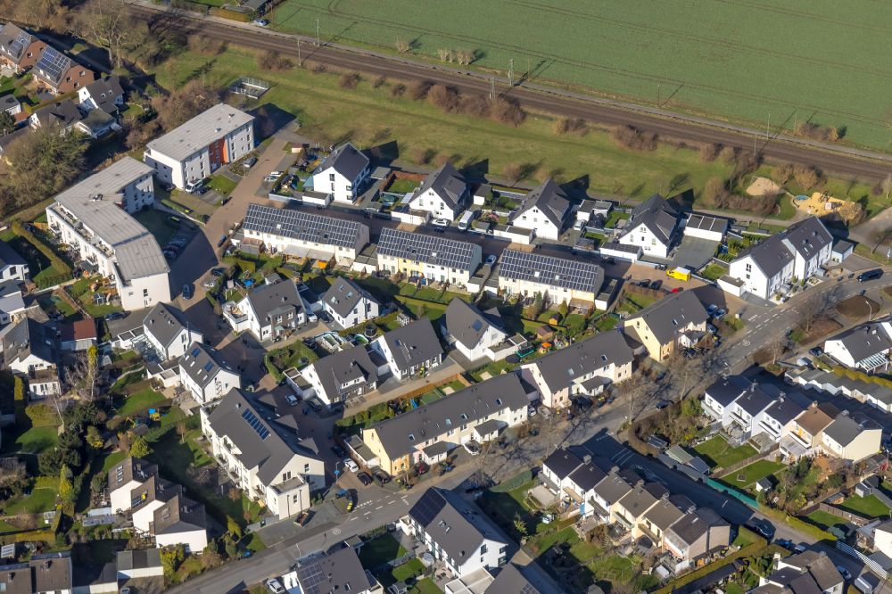 Luftbild Massen - Wohngebiets- Siedlung in Massen im Bundesland Nordrhein-Westfalen, Deutschland
