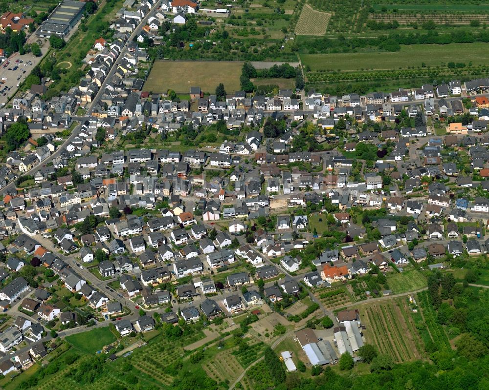 Luftbild Mülheim-Kärlich - Wohngebiets- Siedlung in Mülheim-Kärlich im Bundesland Rheinland-Pfalz