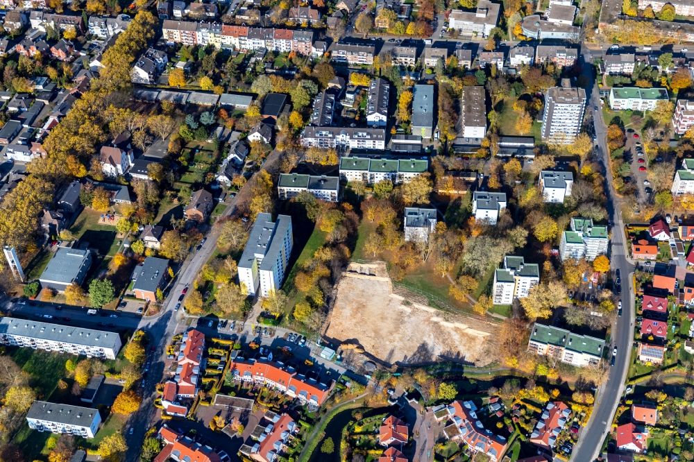 Luftaufnahme Duisburg - Wohngebiets- Siedlung im Ortsteil Großenbaum in Duisburg im Bundesland Nordrhein-Westfalen, Deutschland