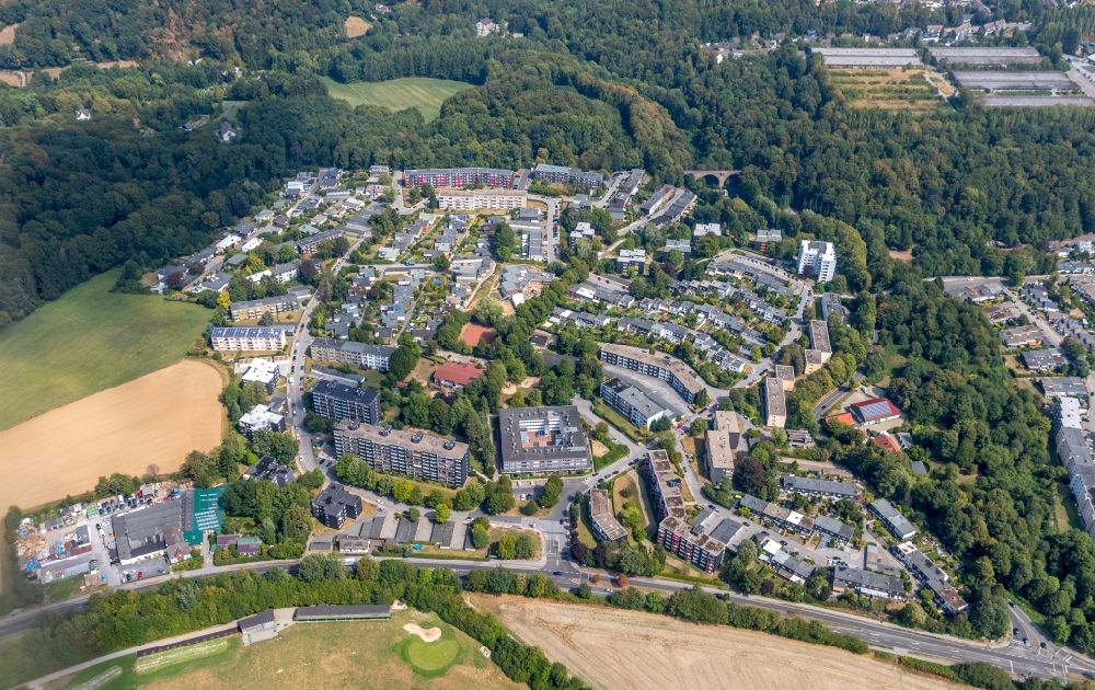 Luftbild Unterilp - Wohngebiets- Siedlung in Unterilp im Bundesland Nordrhein-Westfalen, Deutschland