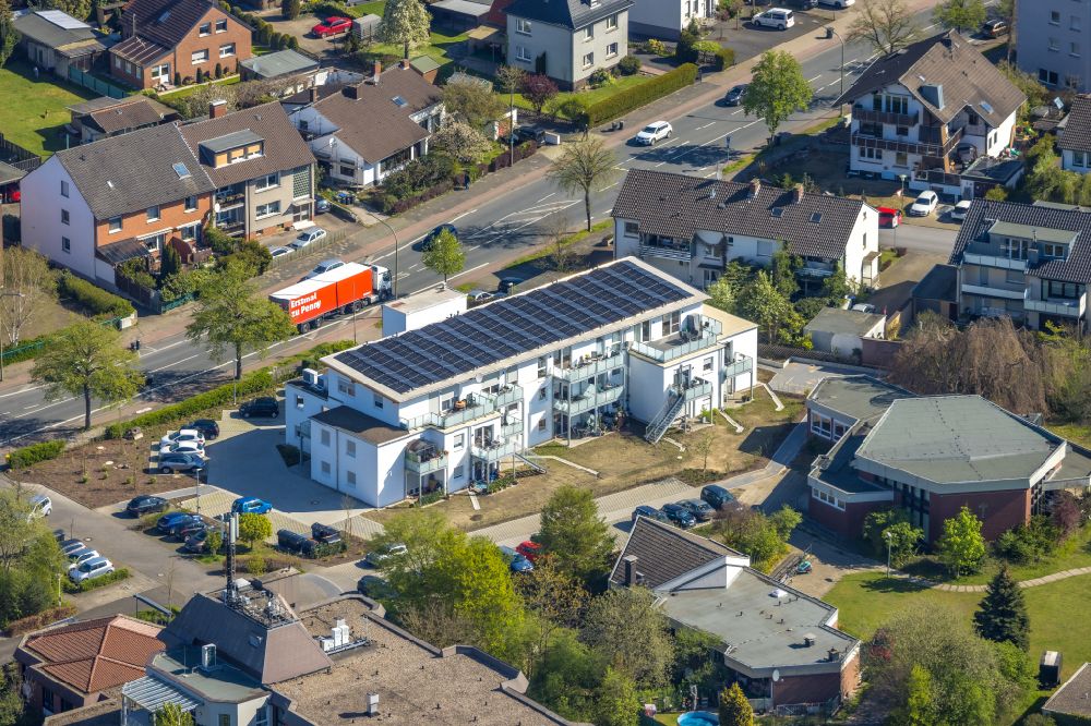 Luftbild Hamm - Wohnhaus eines Mehrgenerationenhaus in Hamm im Bundesland Nordrhein-Westfalen, Deutschland