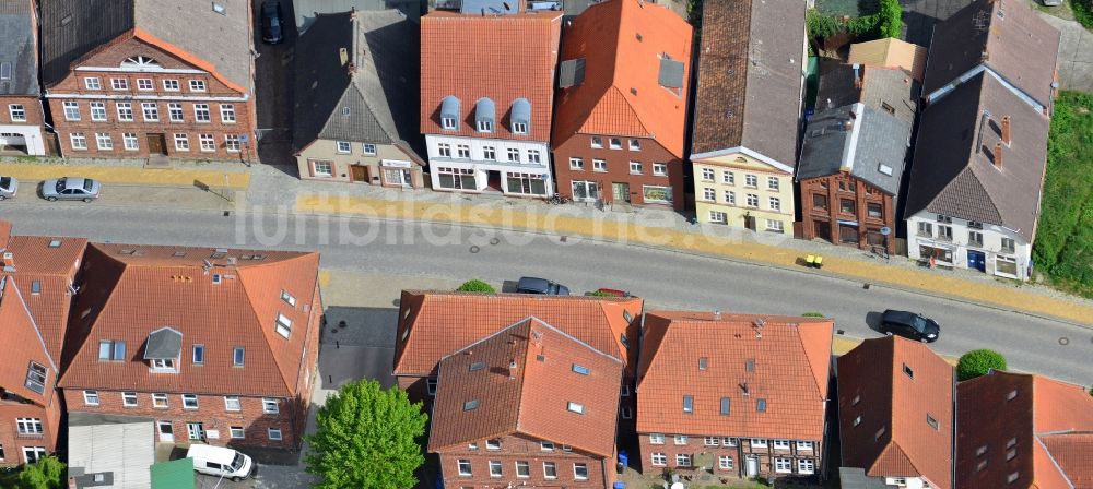 Luftbild Schönberg - Wohnhaus- Reihe in Schönberg im Bundesland Mecklenburg-Vorpommern