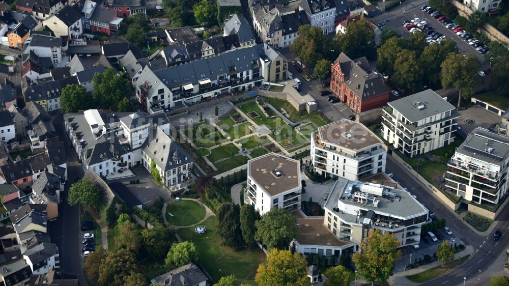 Luftbild Andernach - Wohnhäuser zwischen Kirchstraße und Schaarstraße in Andernach im Bundesland Rheinland-Pfalz, Deutschland