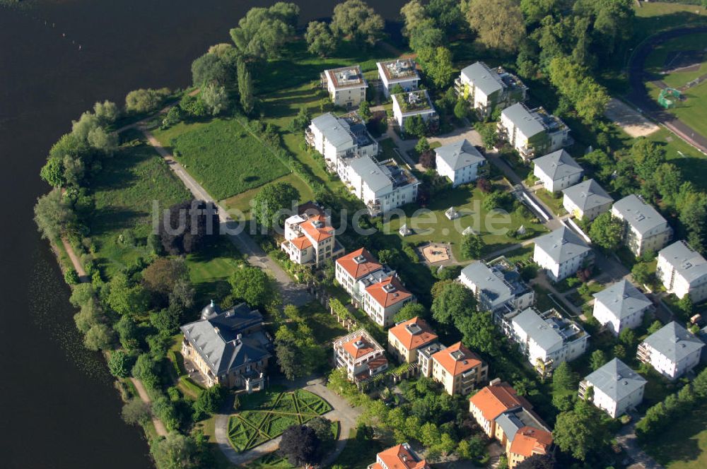 Luftaufnahme Potsdam - Babelsberg - Wohnsiedlung Glienicker Horn der Berliner Vorstadt
