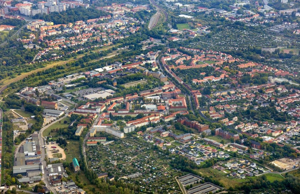 Frankfurt (Oder) von oben - Wohnsiedung Paulinenhof in Frankfurt (Oder) im Bundesland Brandenburg, Deutschland