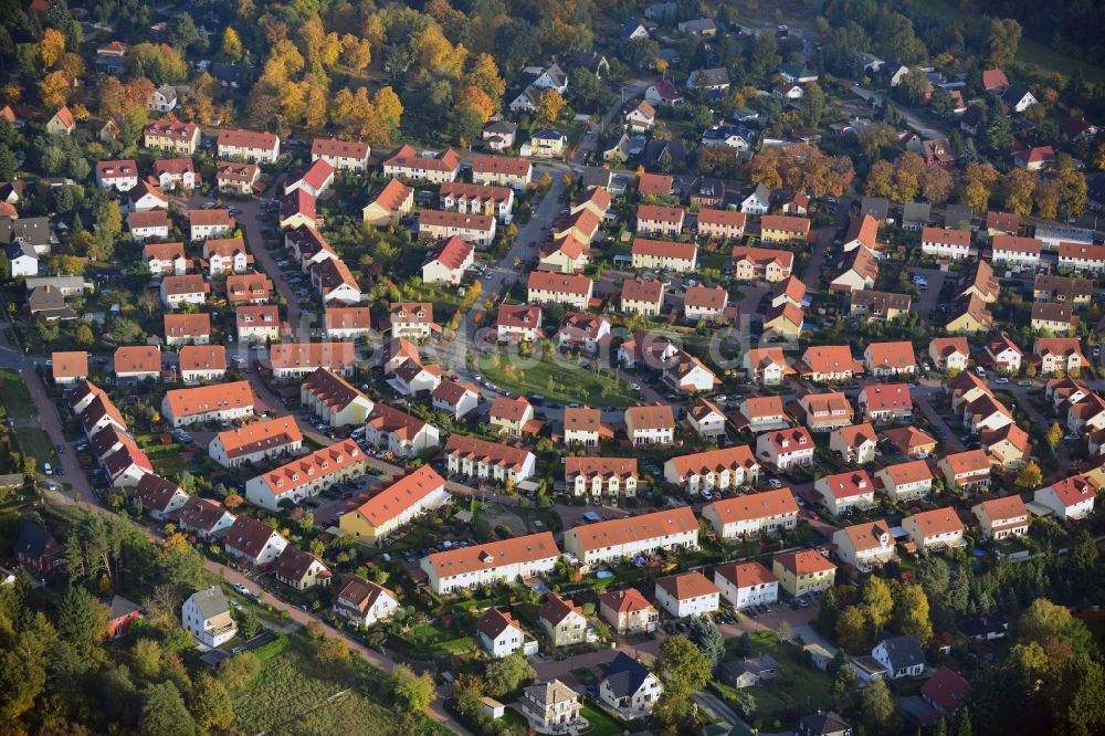 Luftbild Schildow - Wohnungs- Neubaugebiet Am Pfaffenwald der SWV Schildow Wohnungsbau GmbH in Schildow im Bundesland Brandenburg