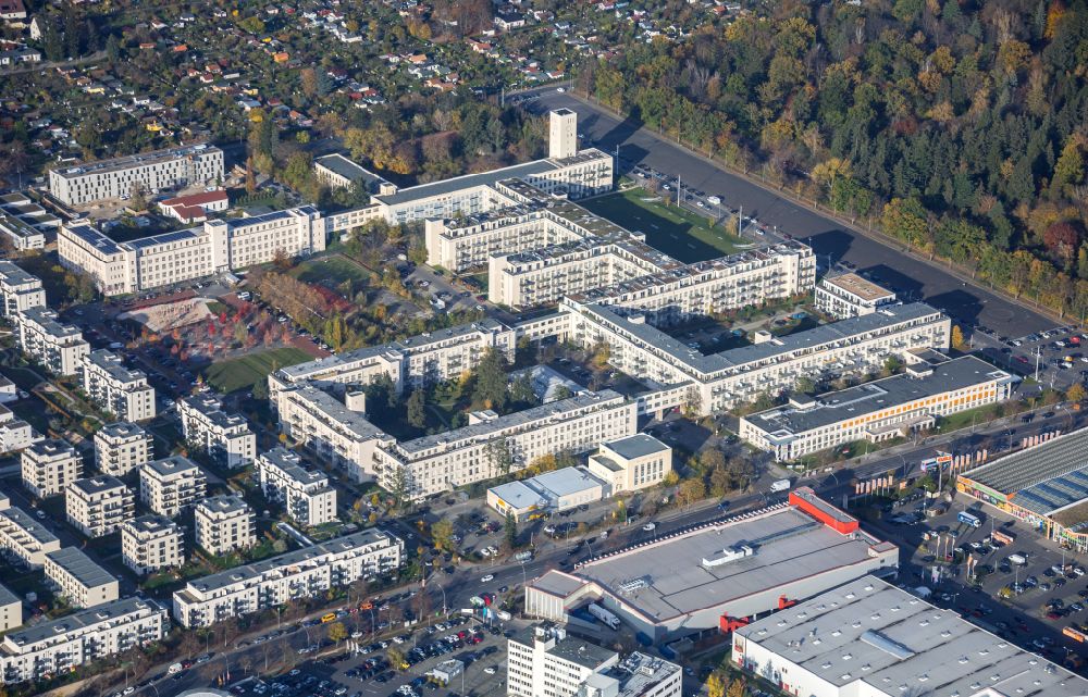 Luftaufnahme Berlin - Wohnungsbauprojekt GreenLofts Monroe Park in Berlin-Lichterfelde