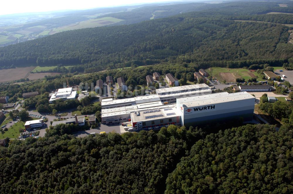 Luftaufnahme Bad Mergentheim - WÜRTH Industriegebiet Bad Mergentheim