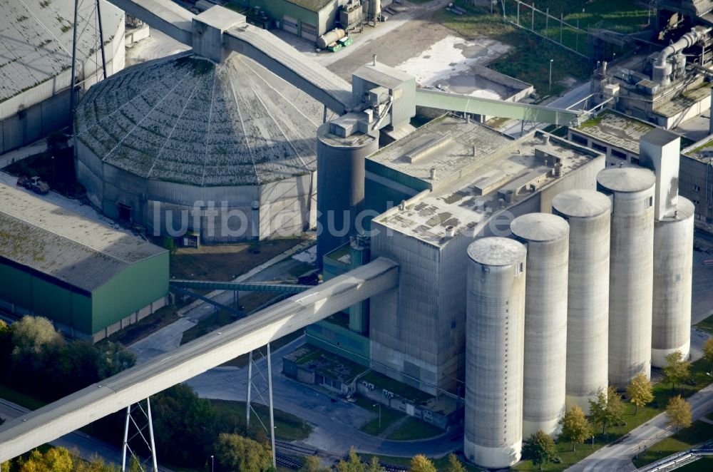 Luftaufnahme Rethwisch - Zement- Tagebau und Baustoff- Werk in Rethwisch im Bundesland Schleswig-Holstein, Deutschland