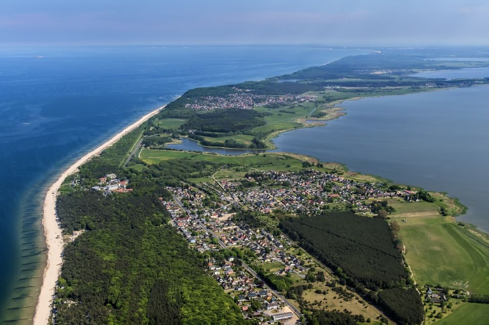 Luftbild Zempin - Zempin auf der Insel Usedom im Bundesland Mecklenburg-Vorpommern, Deutschland