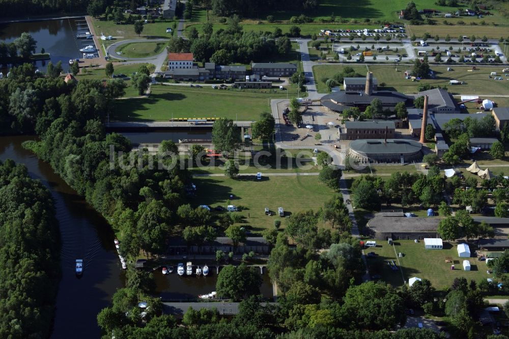 Luftaufnahme Zehdenick - Ziegeleipark Mildenberg im Stadtgebiet von Zehdenick im Bundesland Brandenburg