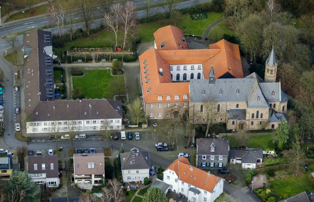 Mülheim aus der Vogelperspektive: Zisterzienserinnenkloster - Kloster Saarn in Mülheim im Bundesland Nordrhein-Westfalen NRW