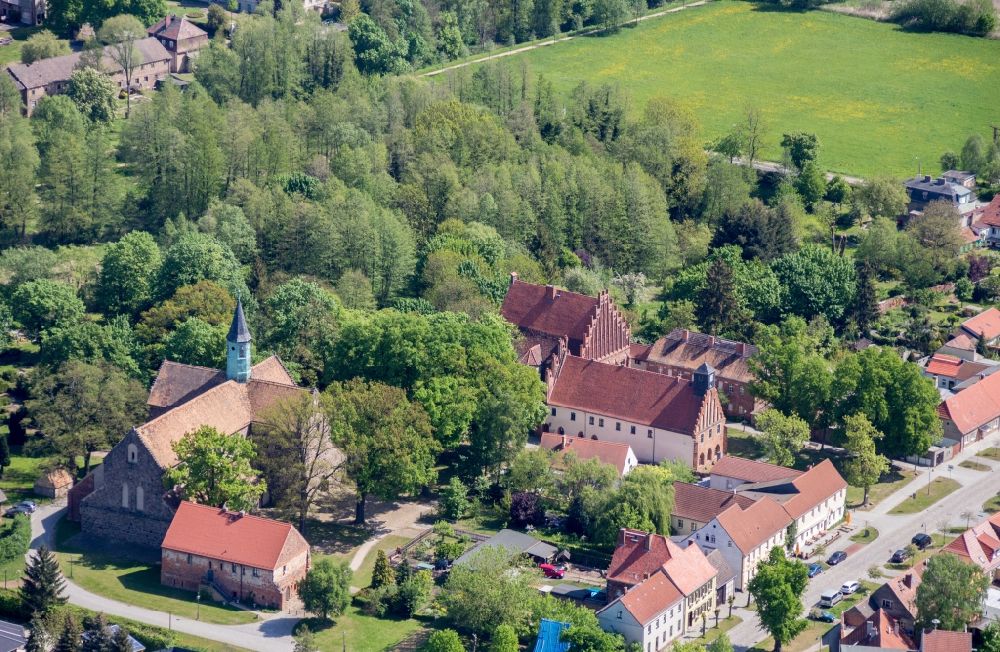 Luftbild Jüterbog - Zisterzienserkloster Kloster Zinna im Bundesland Brandenburg