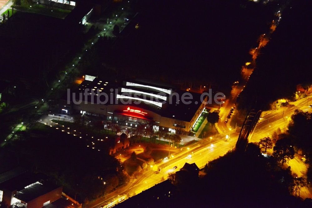 Nachtluftbild Potsdam - Nachtluftbild von der MBS Arena in Potsdam im Bundesland Brandenburg