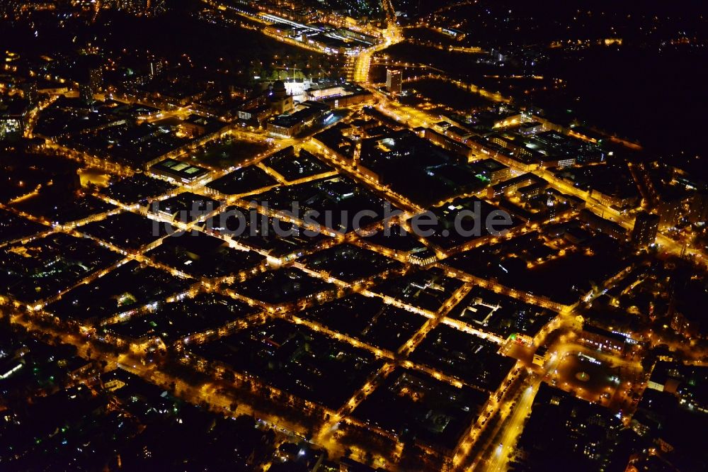 Nachtluftbild Potsdam - Nachtluftbild von Potsdam im Bundesland Brandenburg