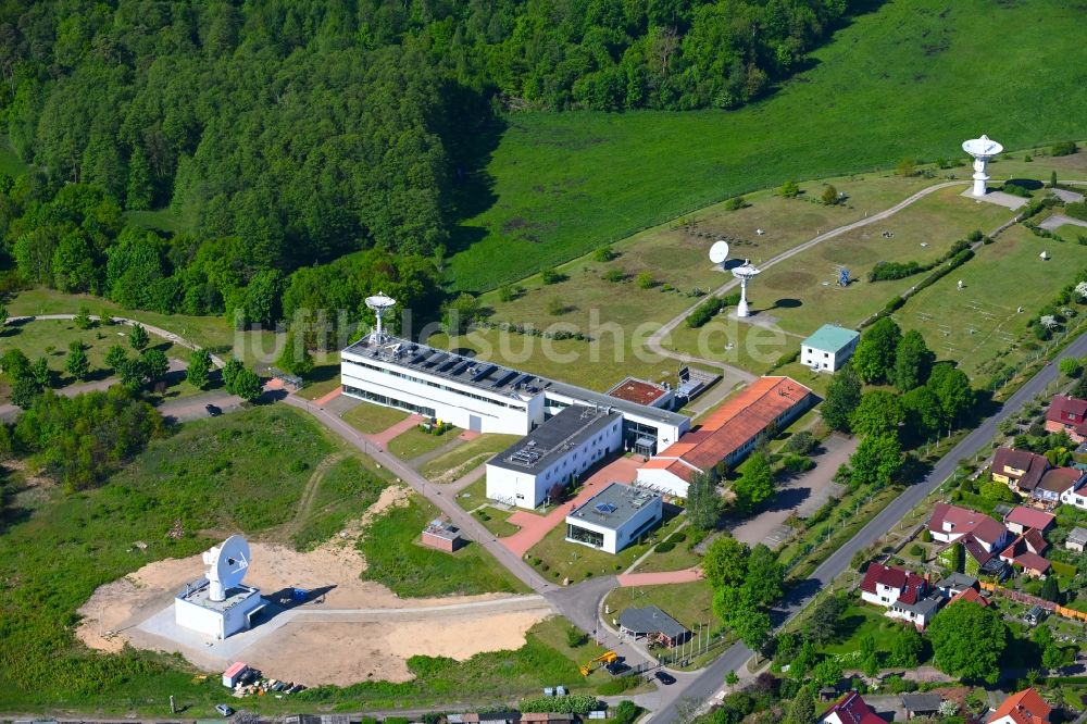 Satellitenaufnahme Neustrelitz - Parbolantenne - Satellitenschüsseln in Neustrelitz im Bundesland Mecklenburg-Vorpommern, Deutschland